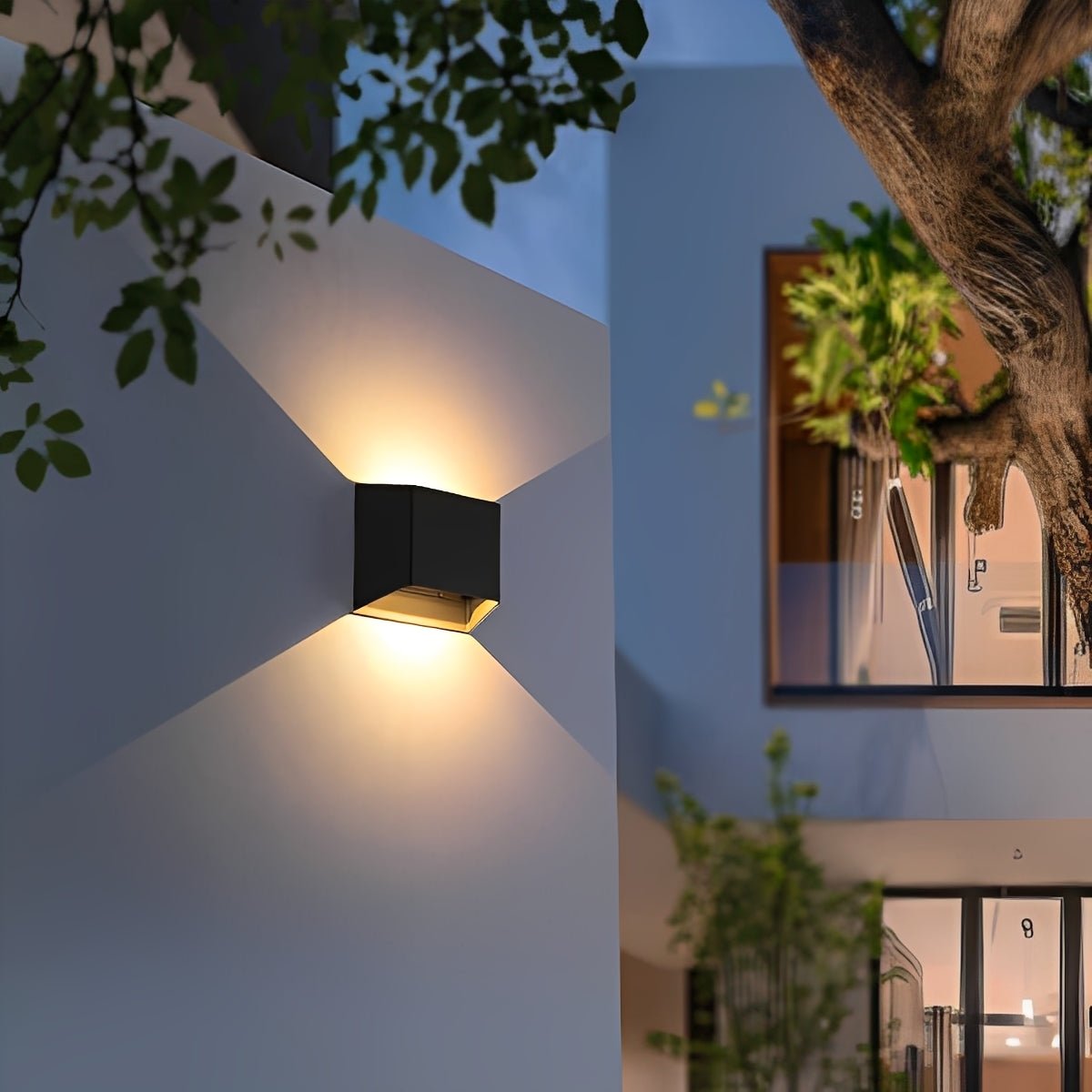 Modern Minimalist Waterproof Rectangular LED Wall Light