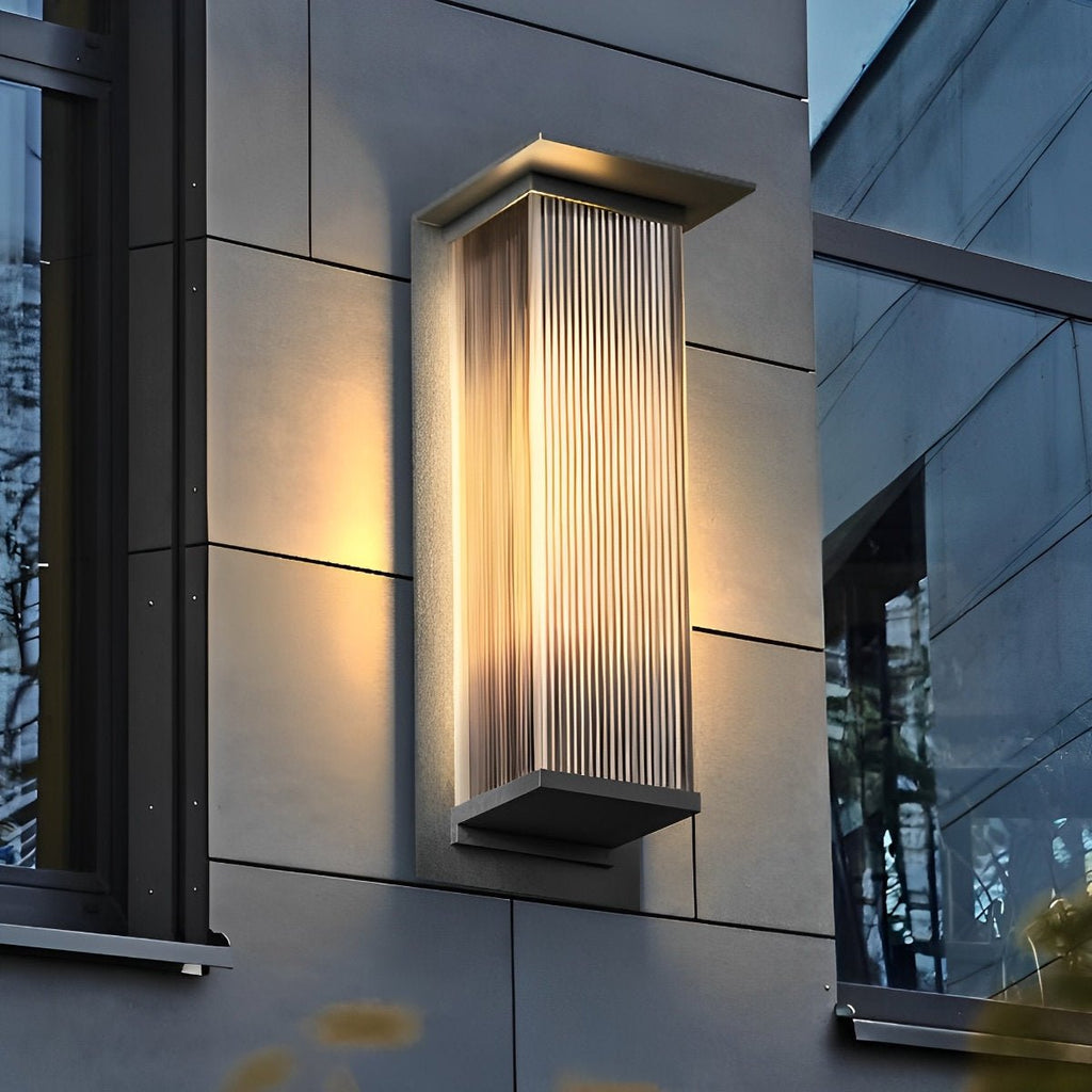 Rectangular Waterproof LED Modern Outdoor Wall Sconces Lighting