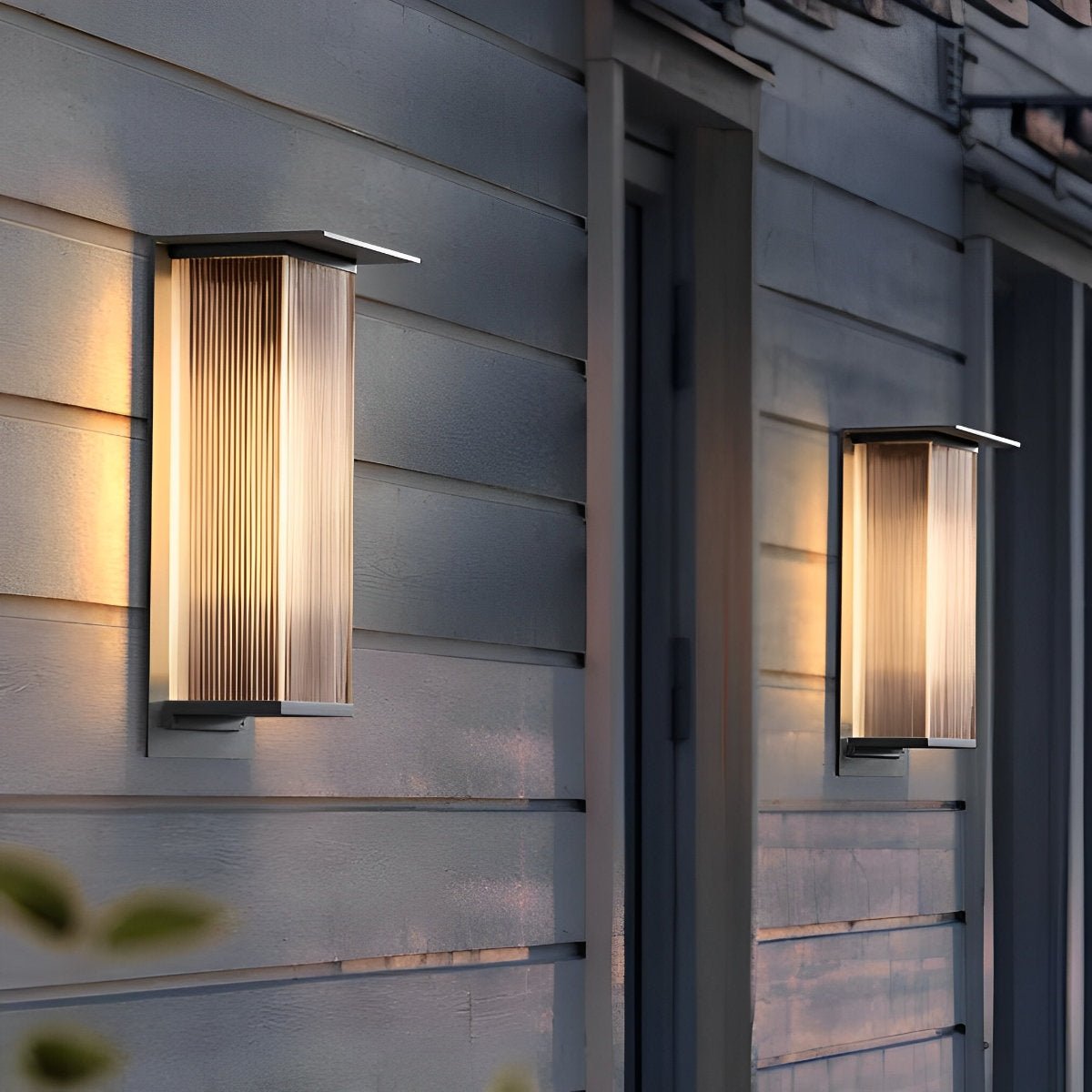 Rectangular Waterproof LED Modern Outdoor Wall Sconces Lighting
