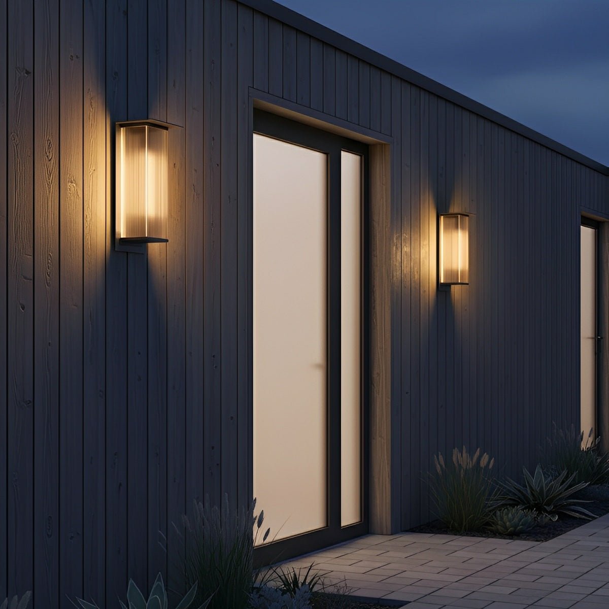 Rectangular Waterproof LED Modern Outdoor Wall Sconces Lighting