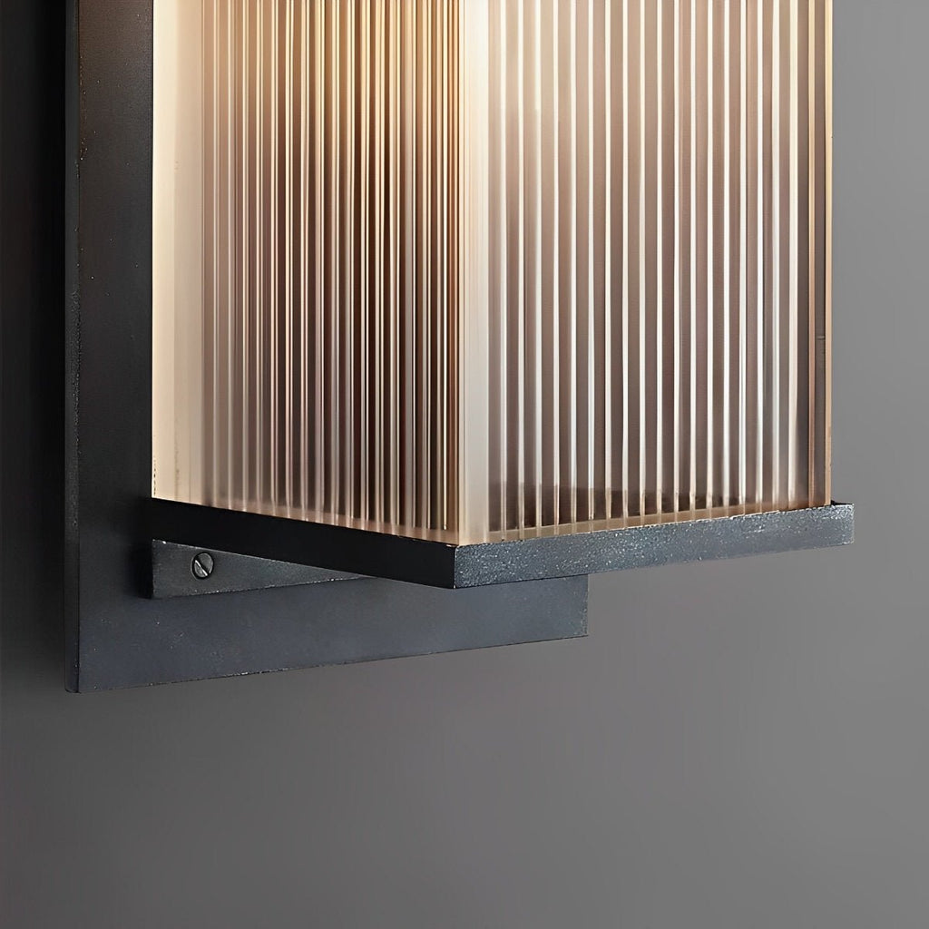 Rectangular Waterproof LED Modern Outdoor Wall Sconces Lighting