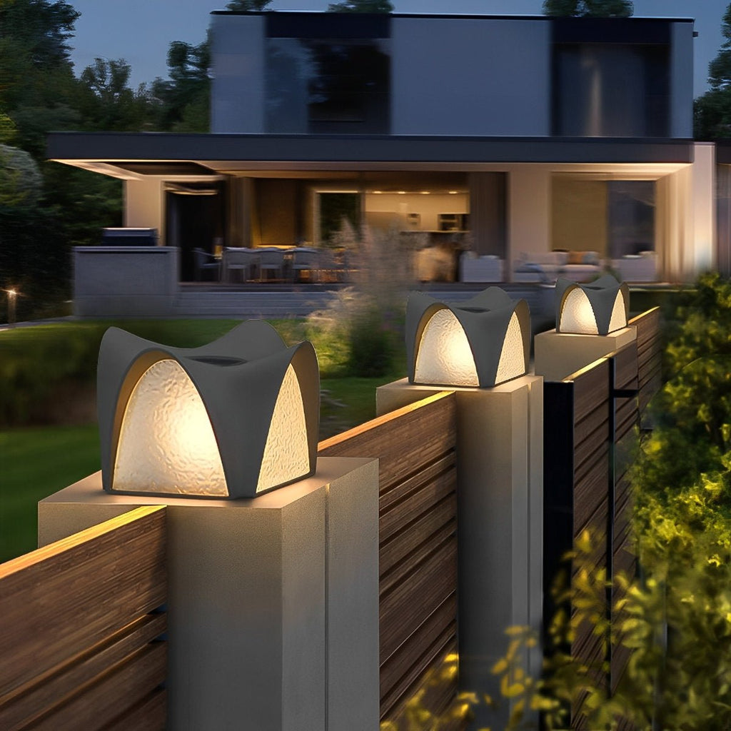 Waterproof Black LED Outdoor Post Light