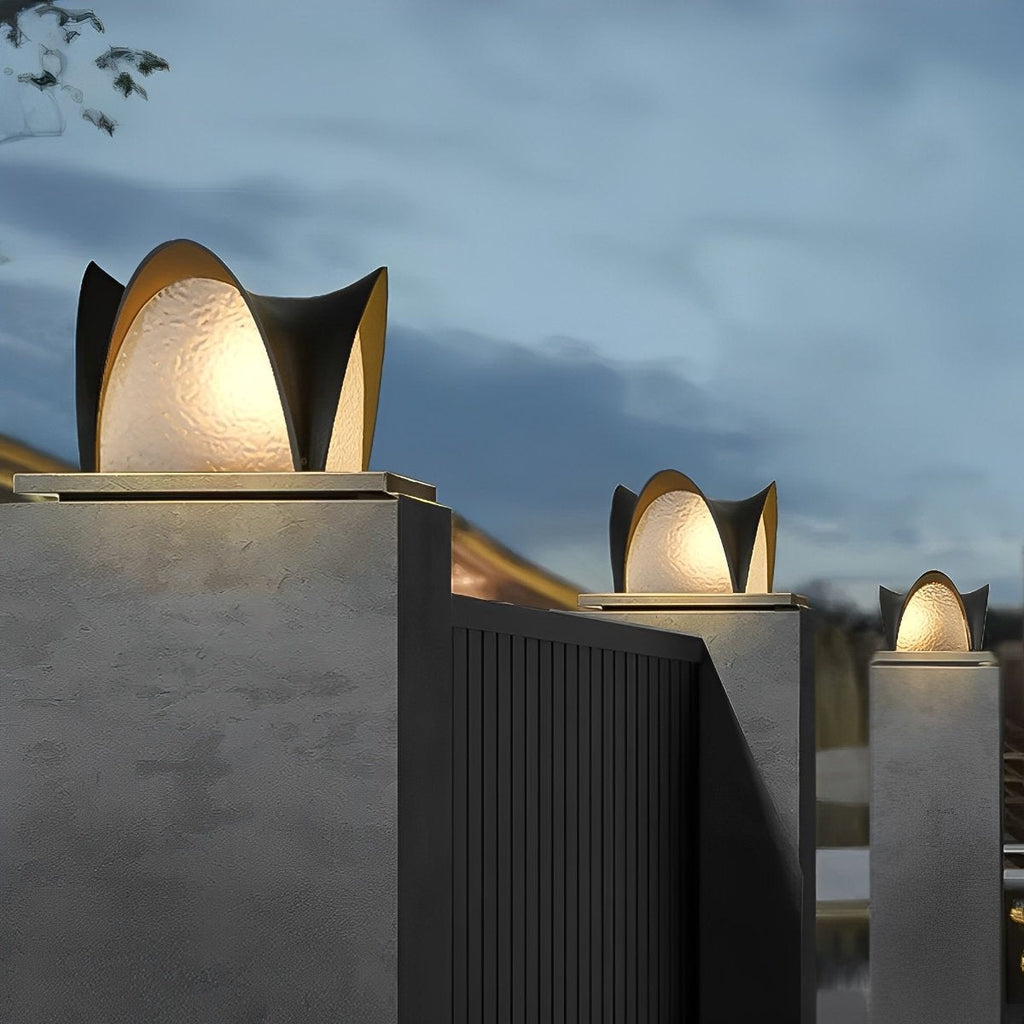 Waterproof Black LED Outdoor Post Light