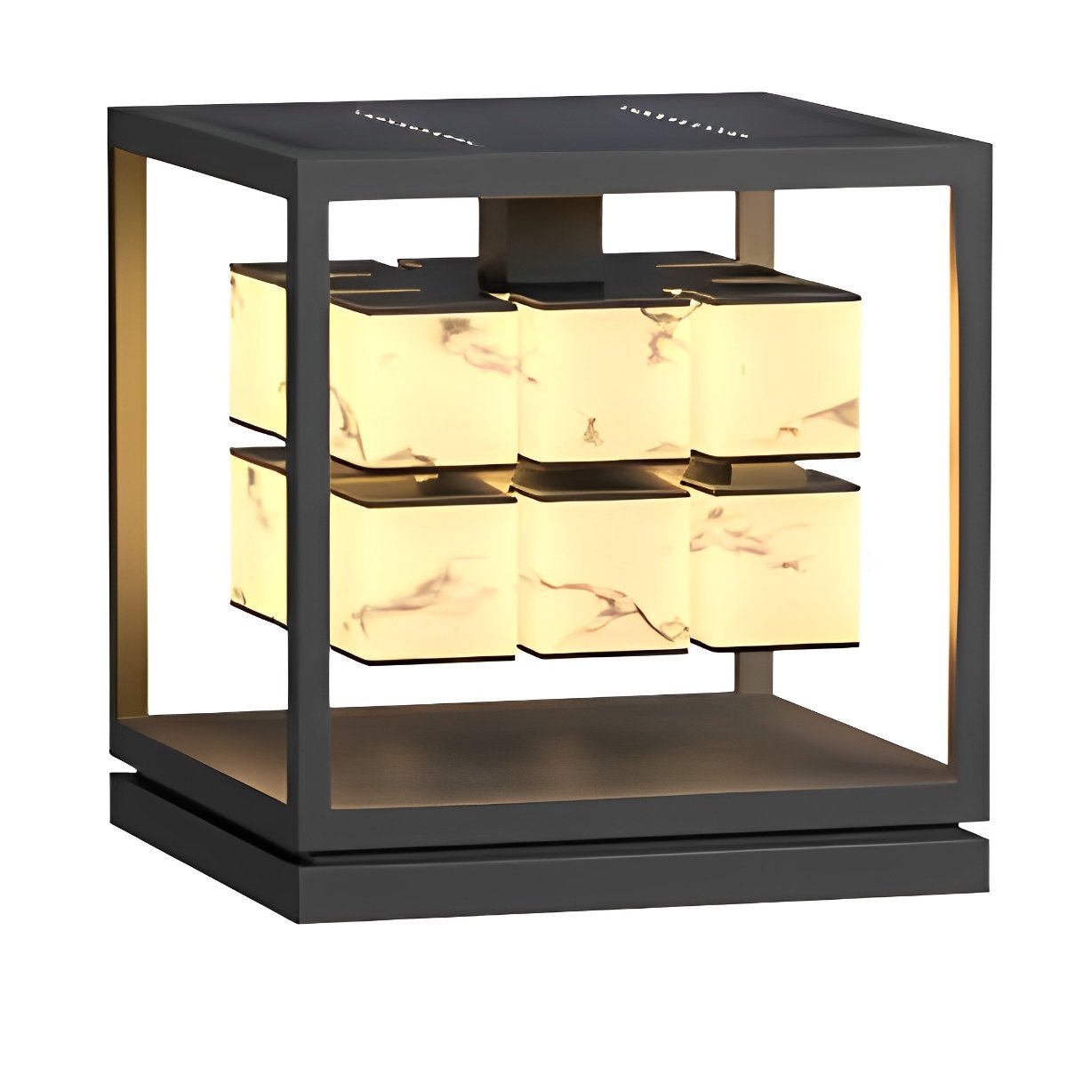 Square LED Waterproof Modern Outdoor Deck Lights Pillar Light Post Caps Lights