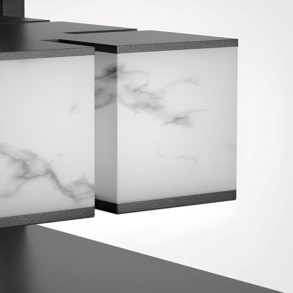 Square LED Waterproof Modern Outdoor Deck Lights Pillar Light Post Caps Lights