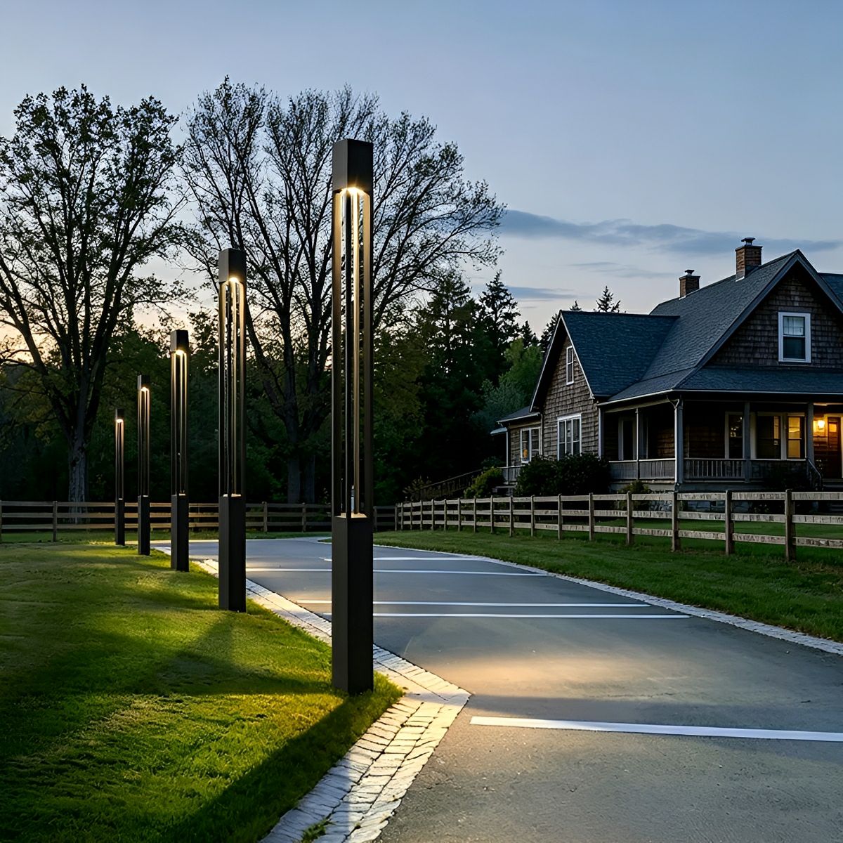 Waterproof LED High Pole Outdoor Post Light Pathway Lights