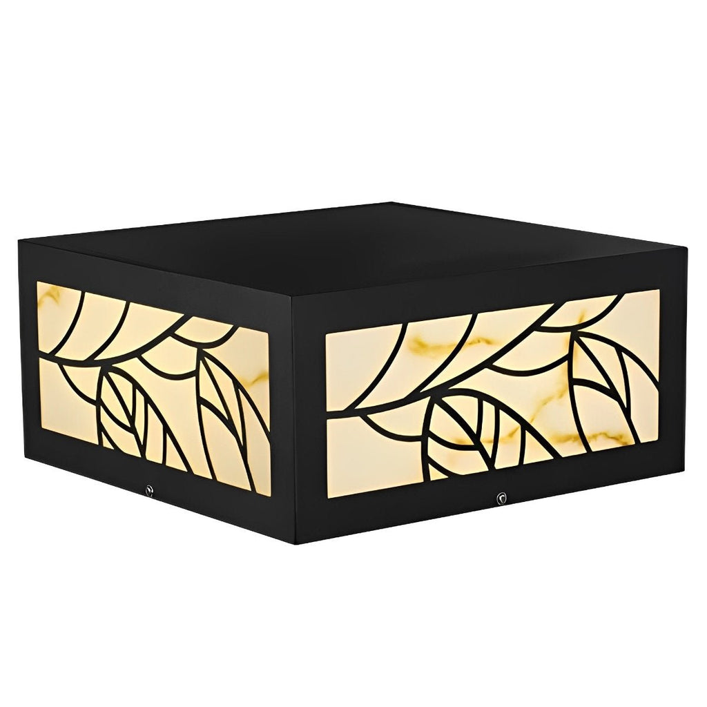 Waterproof Modern Square LED Outdoor Deck Post Lights Pillar Light