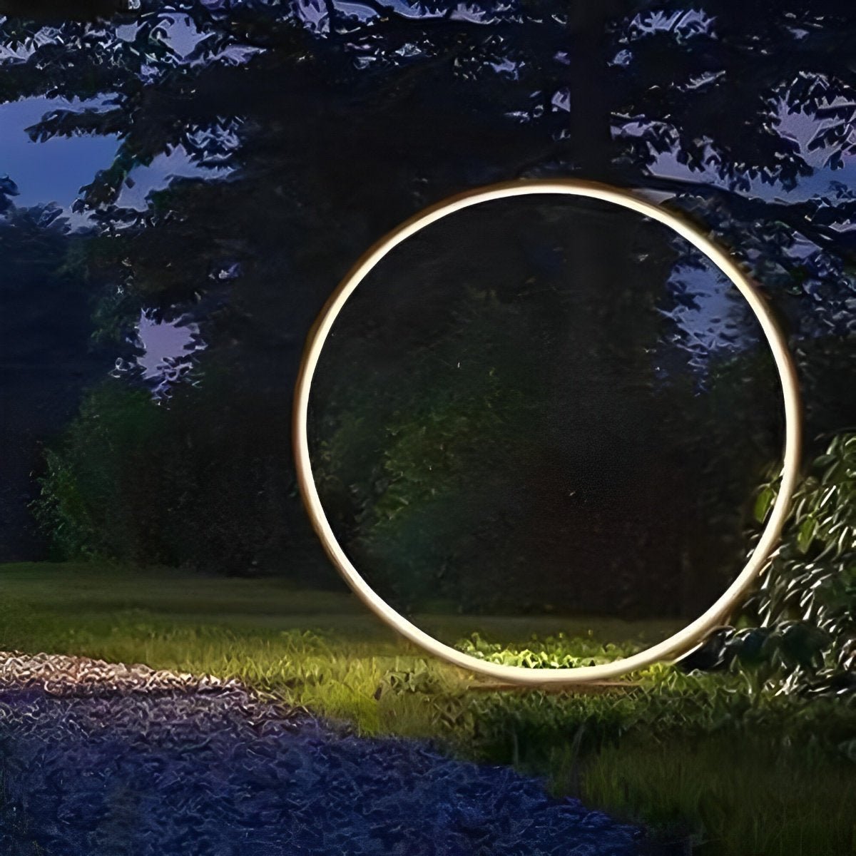 Waterproof LED Ring Outdoor Lawn Landscape Lights