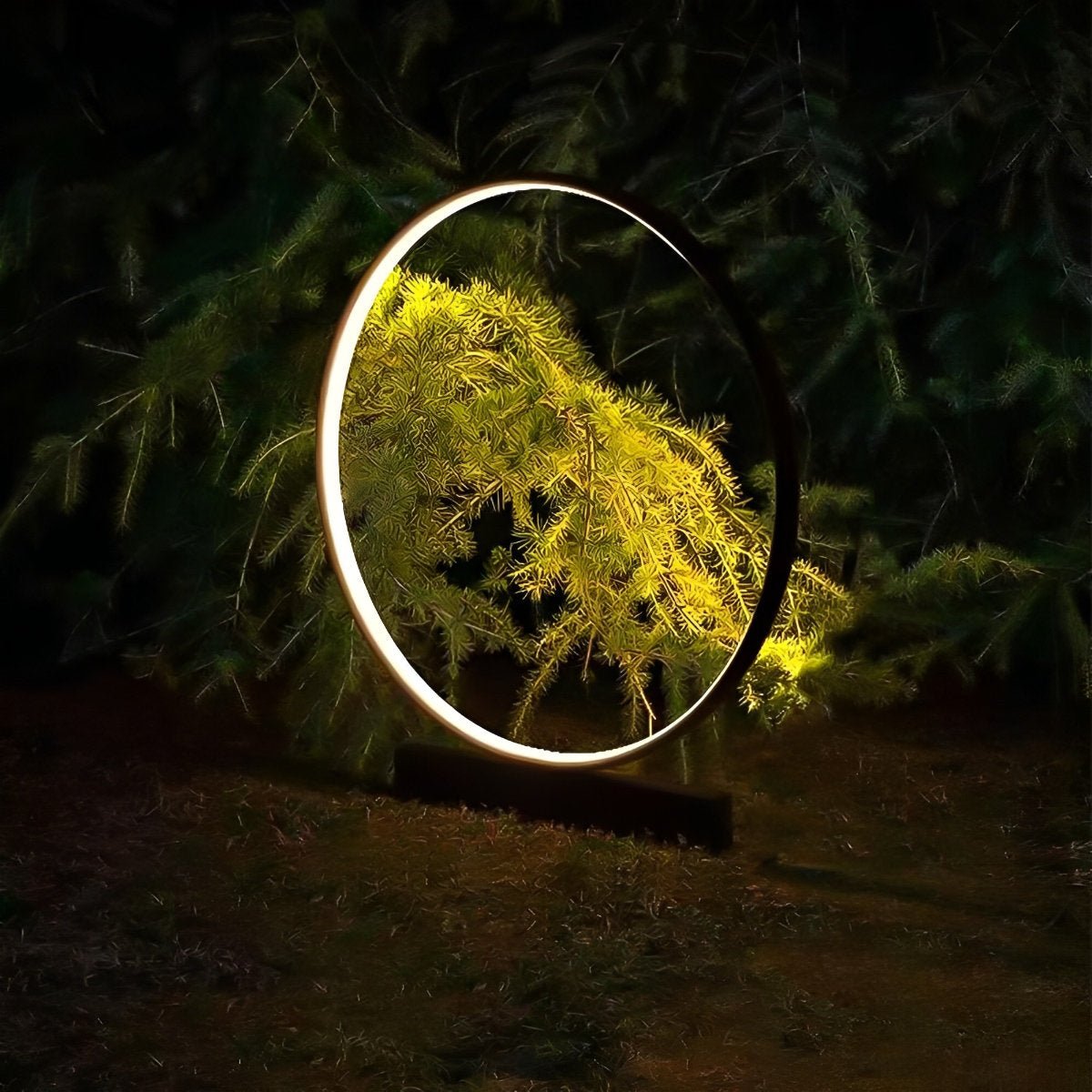 Waterproof LED Ring Outdoor Lawn Landscape Lights